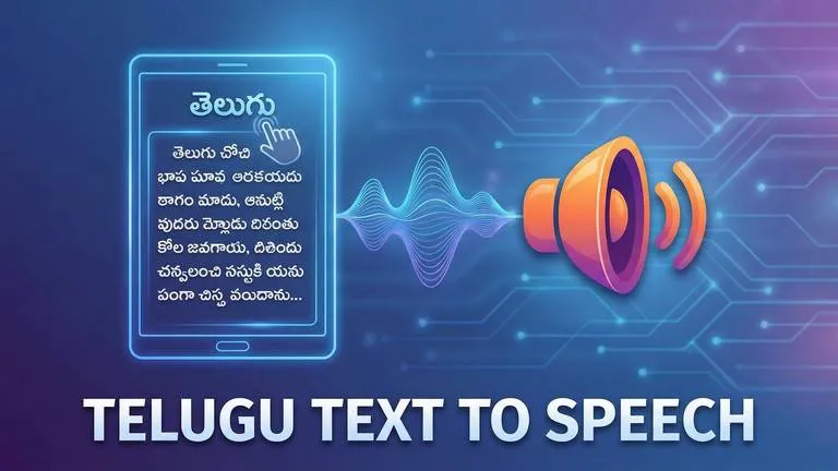 Telugu Text to Speech with Natural Voice | RecCloud