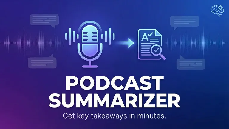 AI Podcast Summarizer: Extract Key Points Fast
