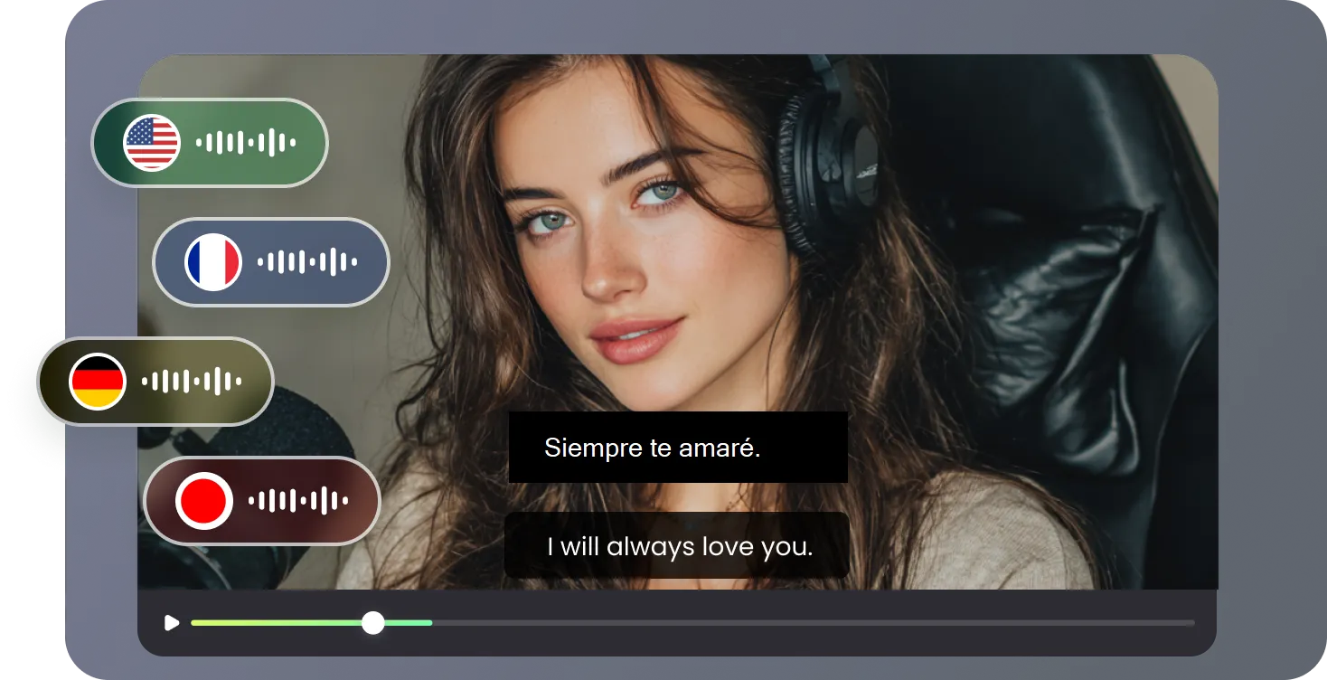 Free English to Spanish Audio Translator | RecCloud