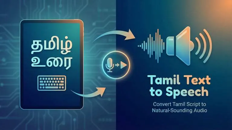 Tamil Text to Speech Online – Natural AI Voices | RecCloud