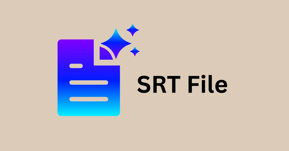 SRT File Generator: Transcribe Video to Subtitle File