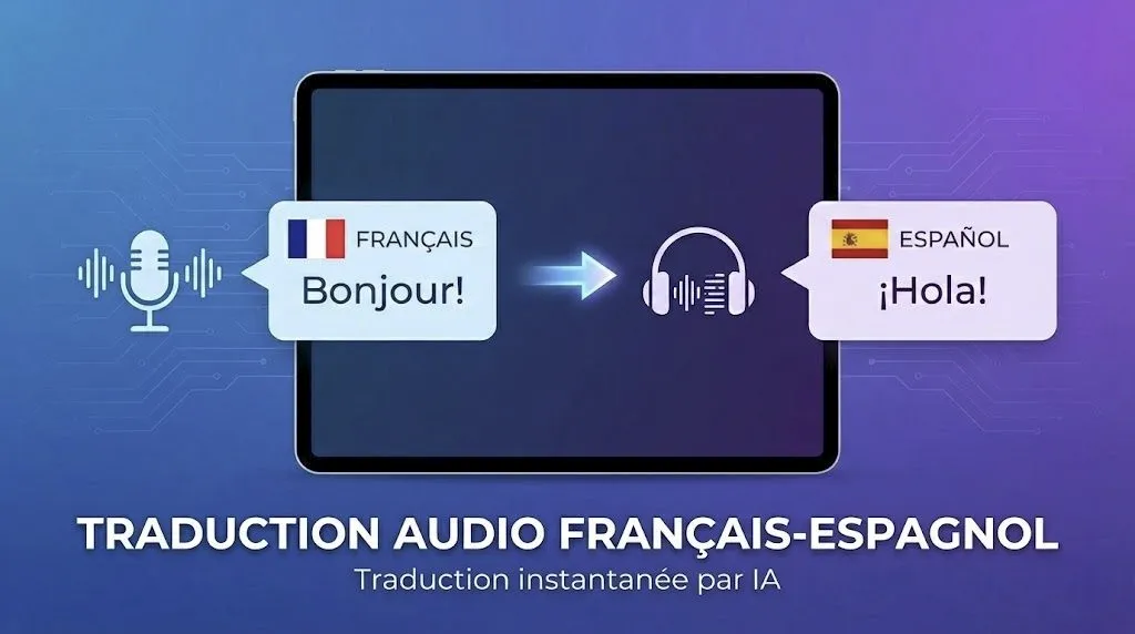 Traduction audio français‑espagnol rapide et gratuite