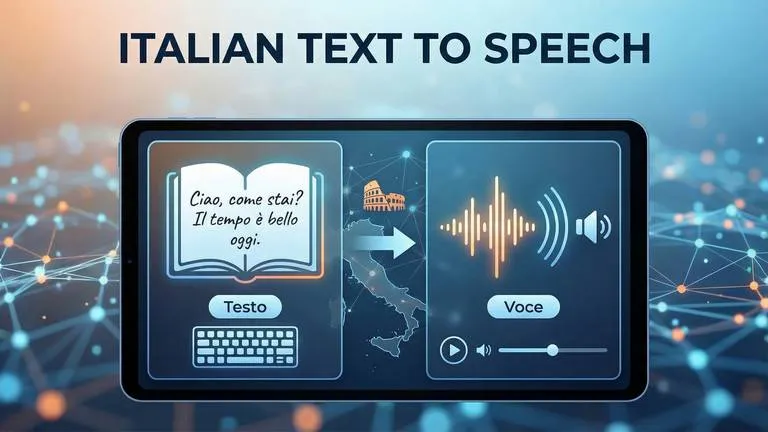 AI Italian Text to Speech Voice Generator | RecCloud