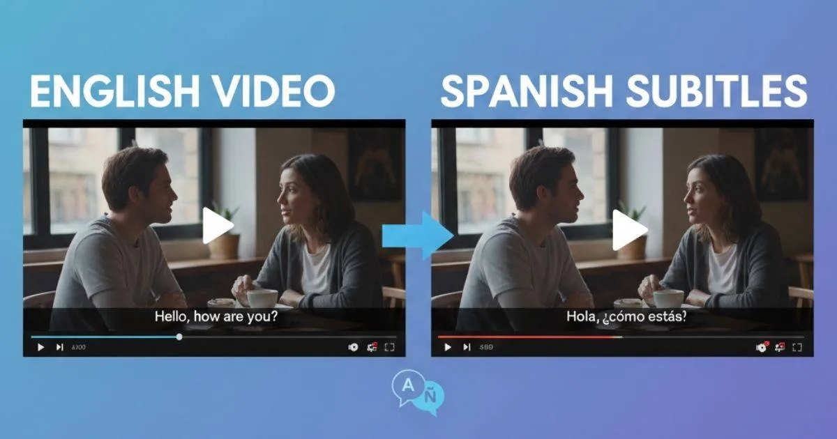 Add Spanish Subtitles to English Video - RecCloud