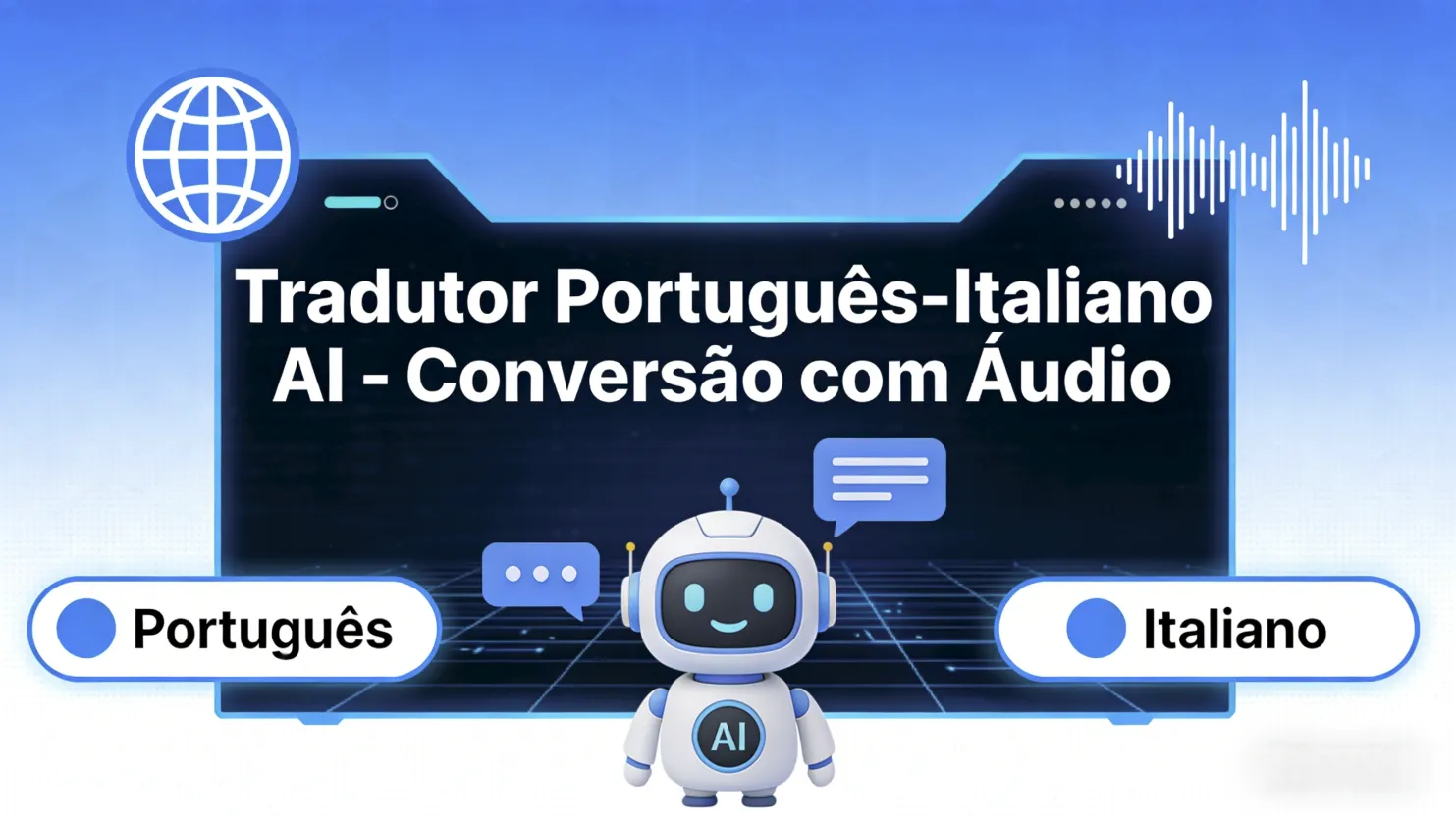 Tradutor Português-Italiano AI - Conversão com Áudio