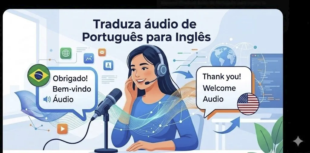 Tradutor Áudio Português-Inglês Online