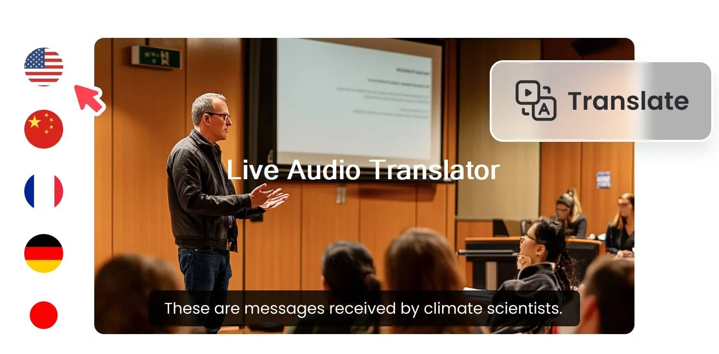 Live-Audio-Übersetzer | RecCloud