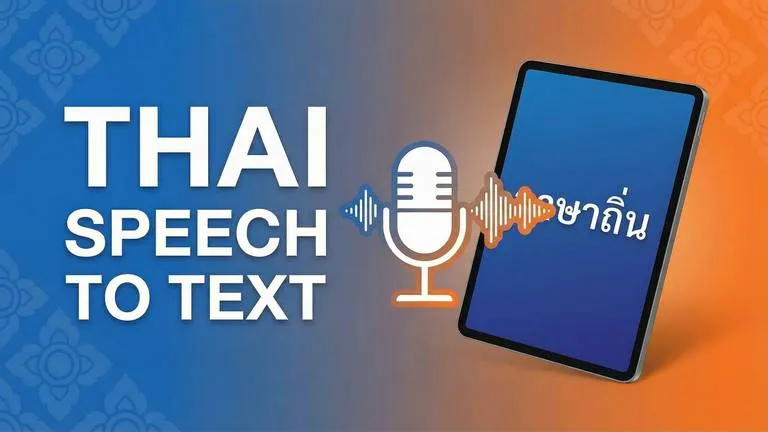 Thai Speech to Text Online - AI Transcription Tool | RecCloud