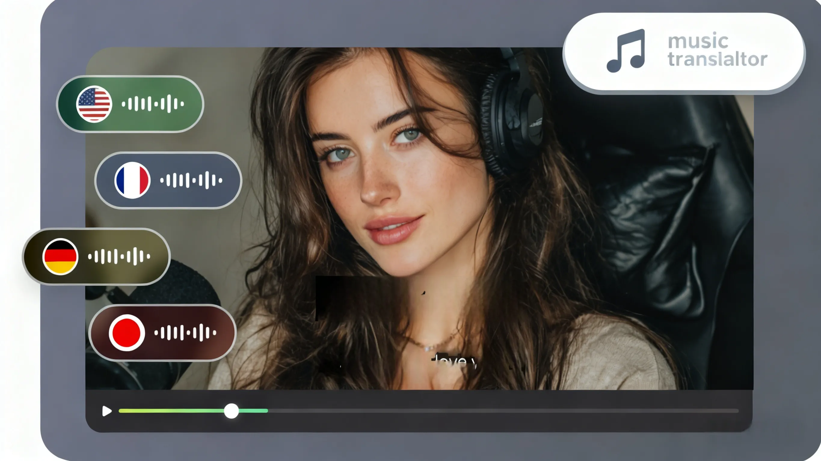 Musikübersetzer – Musik in mehrere Sprachen übersetzen | RecCloud