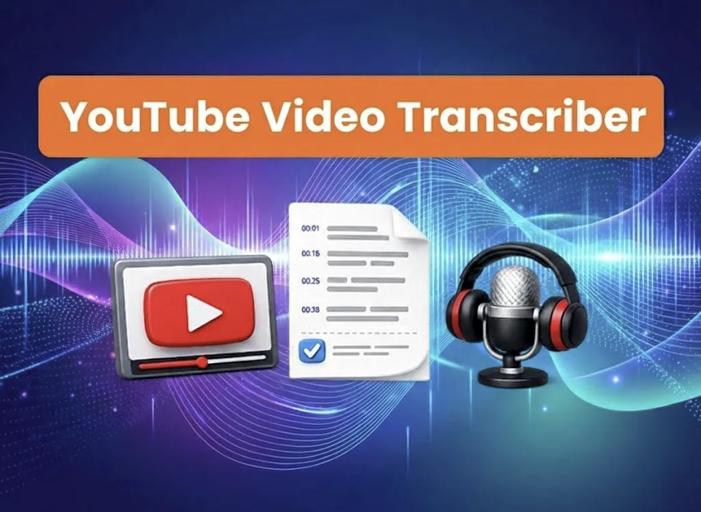 Transcritor de vídeos do YouTube – Texto rápido e preciso