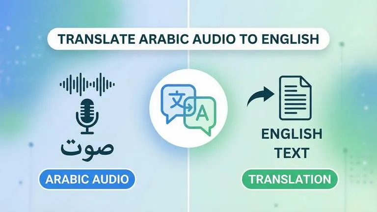 Arabic to English Audio Translation Online | RecCloud