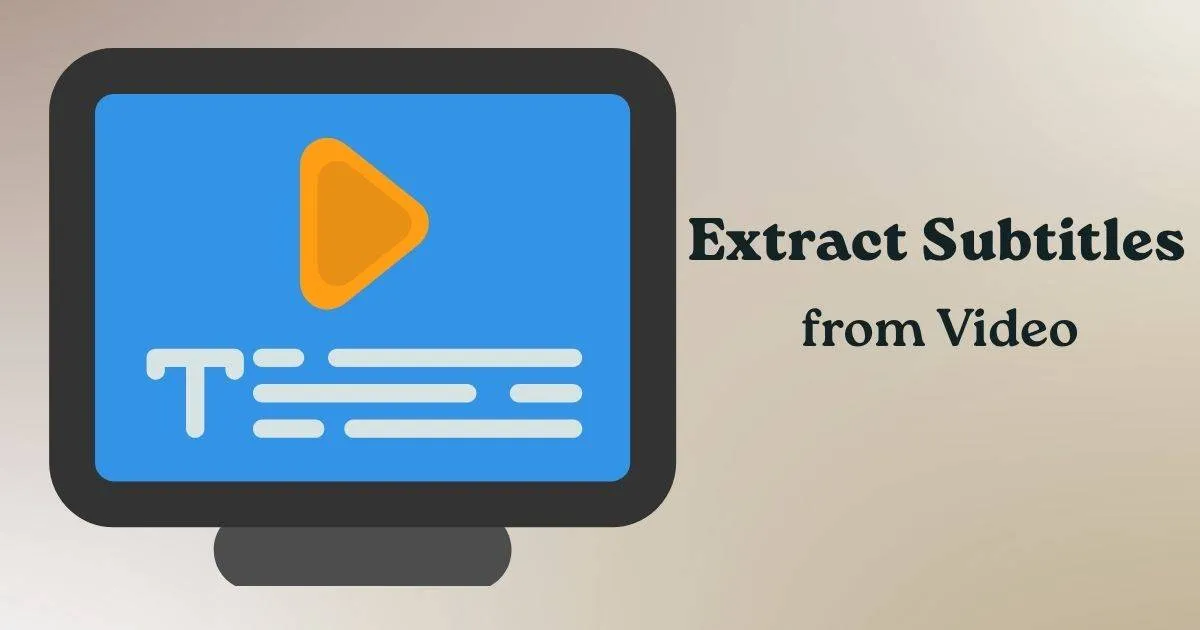 Extrait les sous-titres d'une vidéo - Copie ou exporte au format SRT