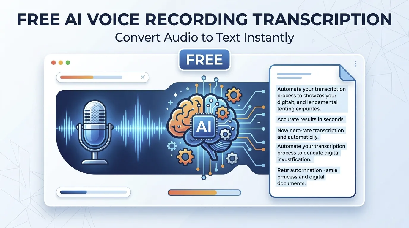 AI Voice Recording Transcription - Convert Audio & Record to Text