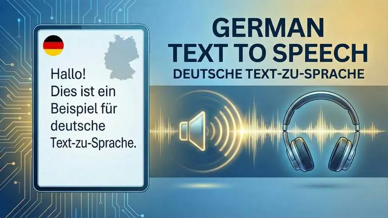 German Text to Speech – AI Voice Generator | RecCloud