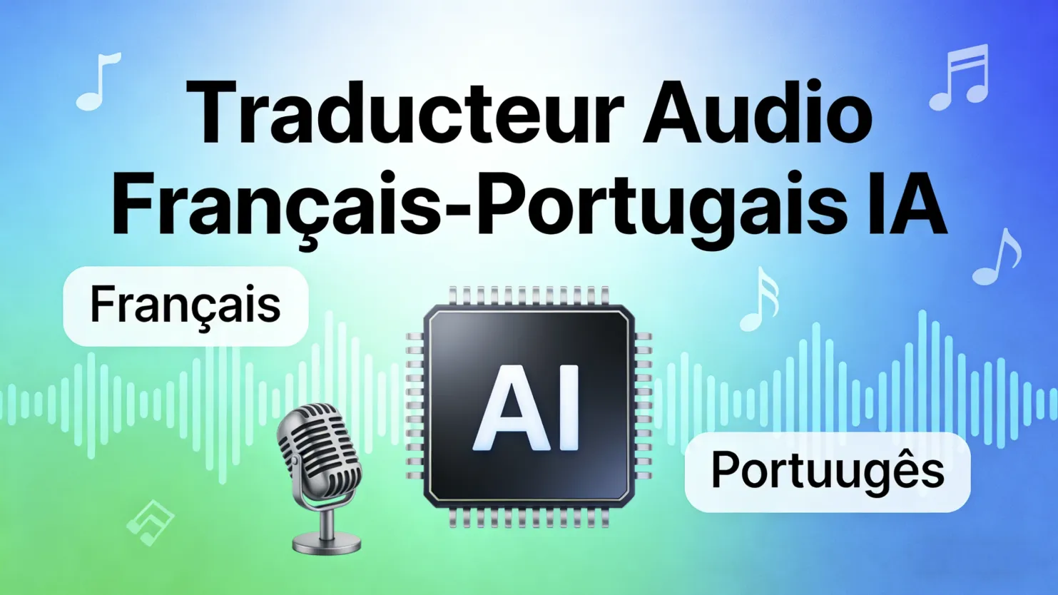 Traducteur Audio Français-Portugais IA - Conversion avec Audio Vocal