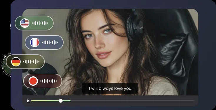 Voix AI réalistes pour traduction FR‑ES