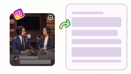 Free Online Instagram Video Transcription
