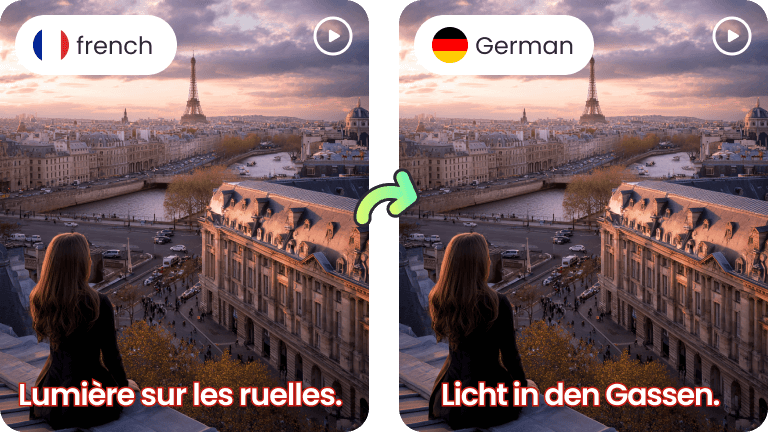 Das Video ins Deutsche übersetzen | RecCloud