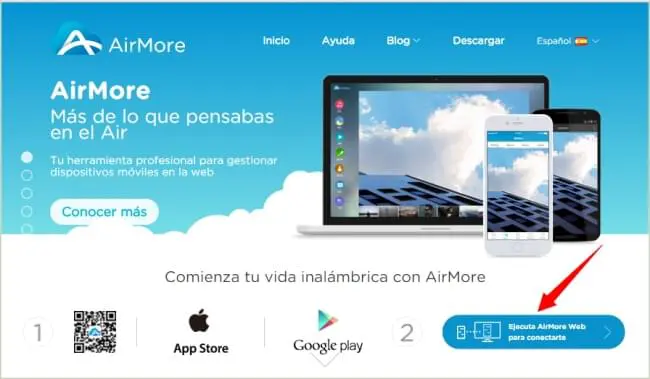 Ejecutar AirMore Web