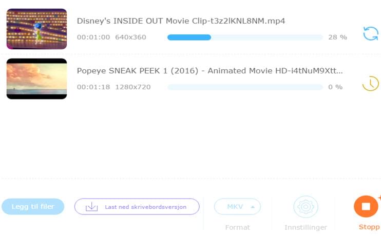 begynne å konvertere