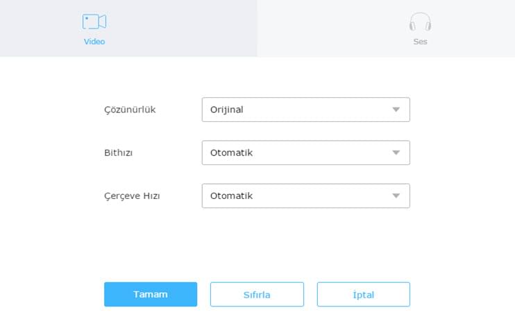 parameter değiştir