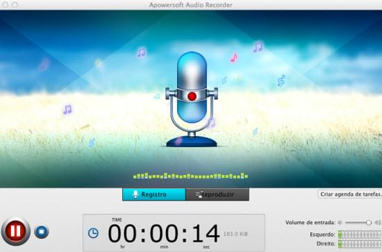 Gravador de Áudio para Mac