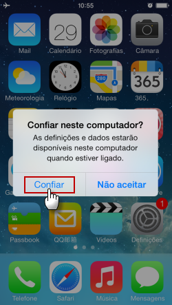 Conecte iOS ao computador