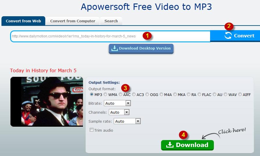 dailymotion downloader mp3