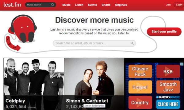 Brilliant and Cool Sites like Last.fm