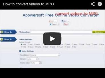 convert youtube to mpg