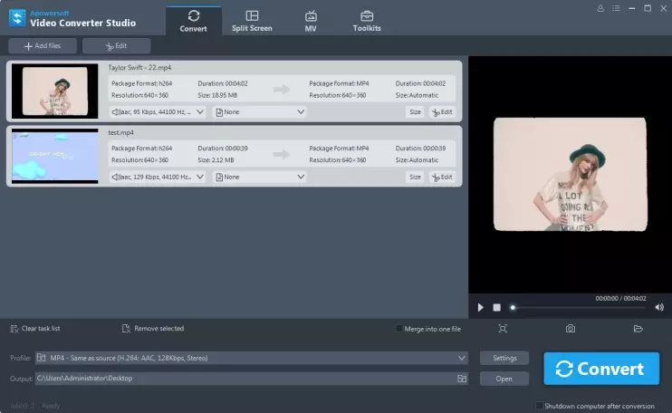select videos