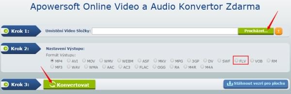 Online Video a Audio Konvertor