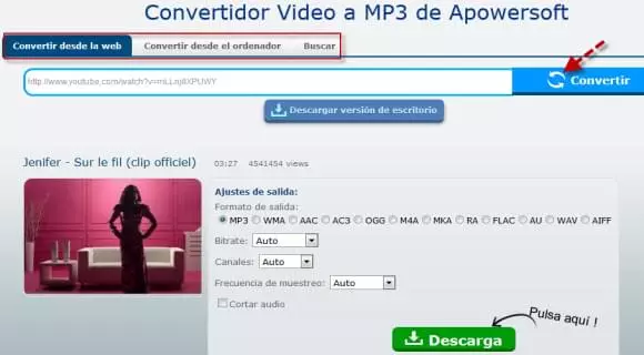 página similare a vidtomp3