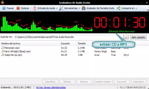 extraer musica de CD