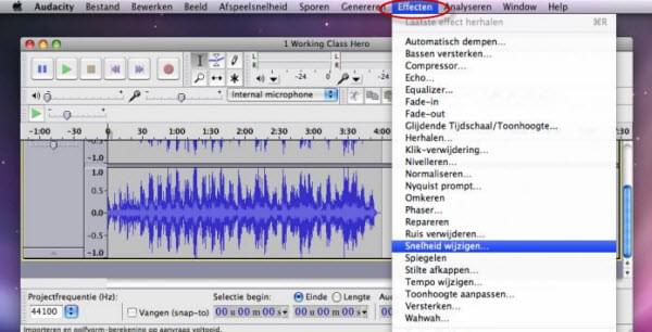 audacity mac audio-editor