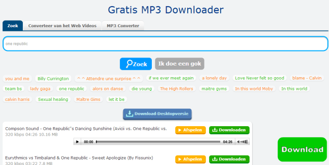 Gratis MP3 Downloader