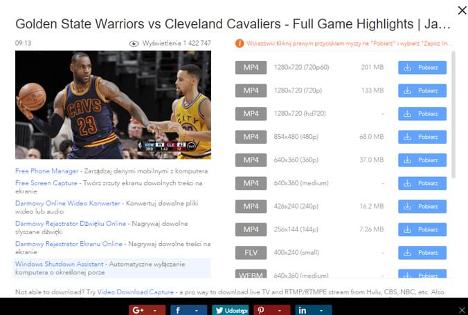 zrzut głównego ekranu