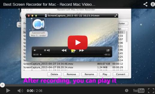 mac screen recorder youtube