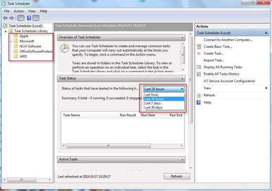 Windows task scheduler