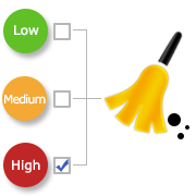 three data erasing levels