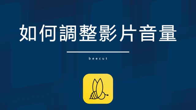 如何調整影片音量