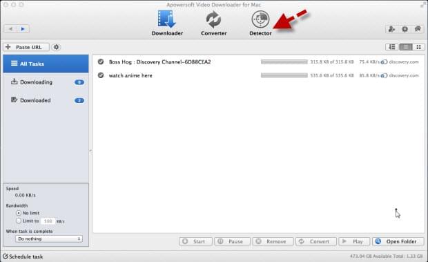 Download discovery on Mac