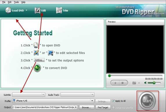 steps to rip DVD